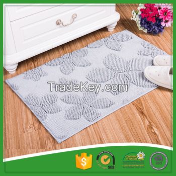 Cheap price grey plush bath rugs