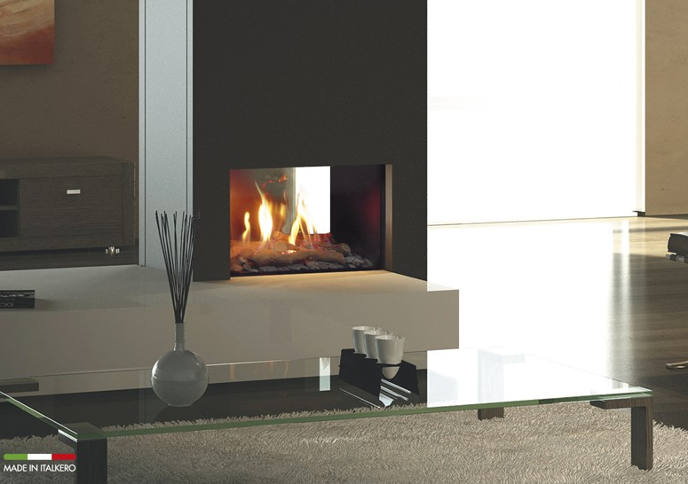 Firenze Gas fireplaces built-in insert.