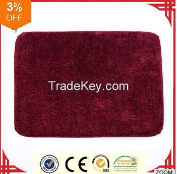 Hot-selling Shaggy Microfiber Bath Mat In The Bathroom