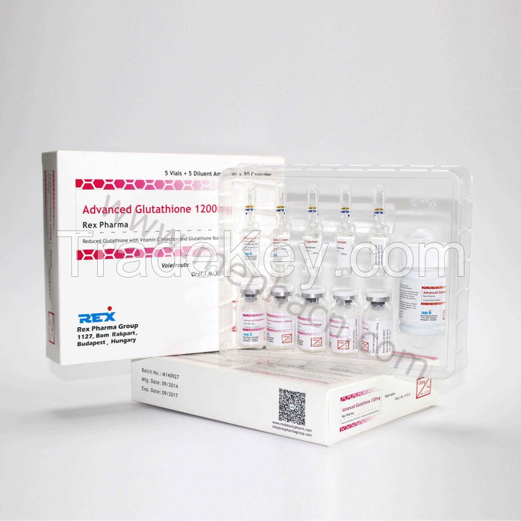 1200mg Glutathione injection-GSH-skin whitening-GMP