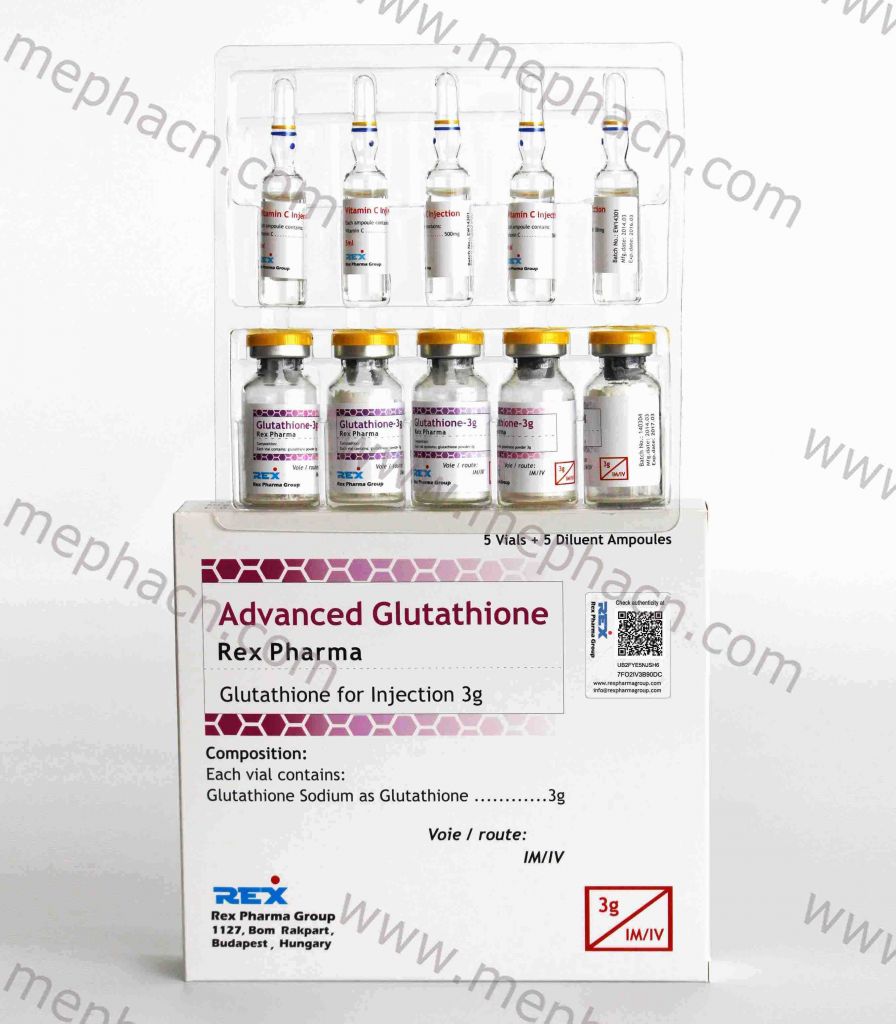 Effective Reduced Glutathione IV Injection 3000mg&Glutathione for Skin Whitening