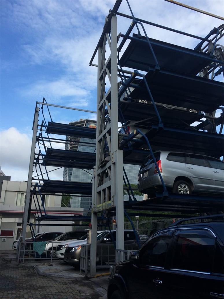 Small smart roatry parking system