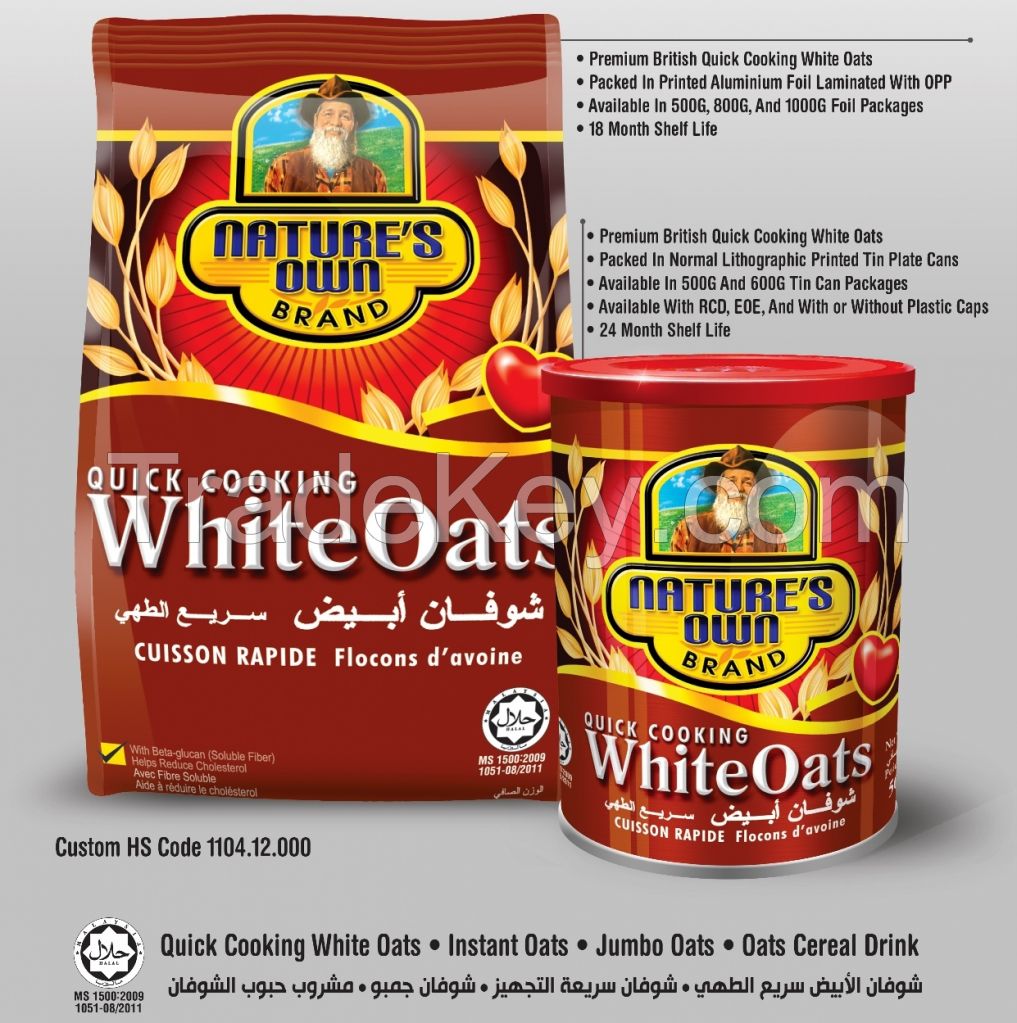 Instant, Quick, Jumbo, Oats