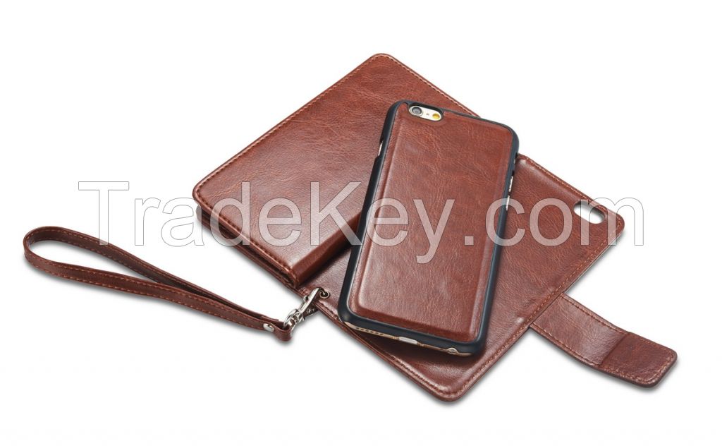 Multi-function Wallet 7 Cards Leather Phone Case for iPhone