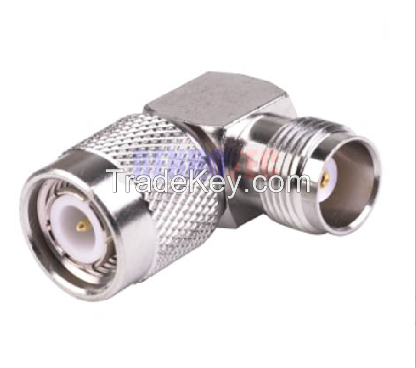 90 Degree TNC Male to Female Connector