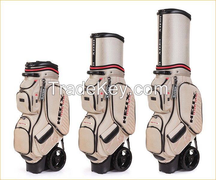 Helix golf bag with wheels