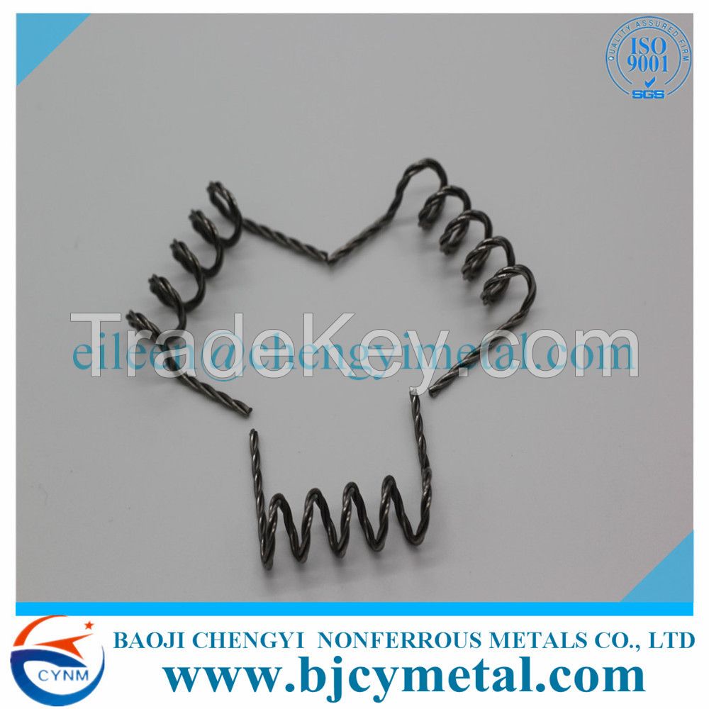 99.95% purity various specifications stranded tungsten wire for vacuum deposition