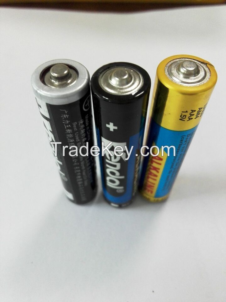 LR03 aaa alkaline batteries 