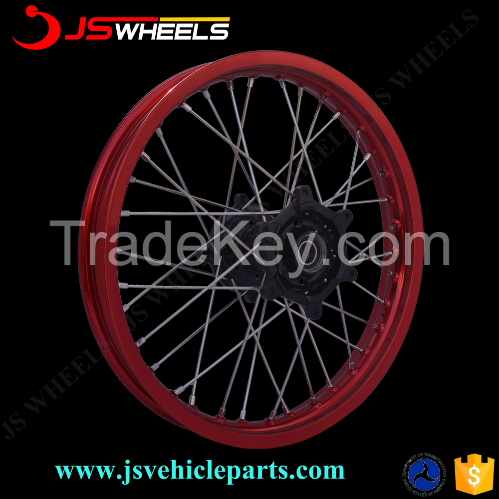 18/19/21 Inch Motocross Sport bike spoked alloy wheels for CRF250/450