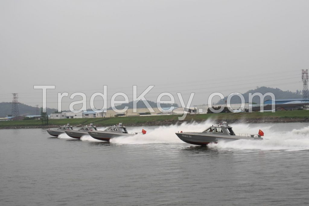 13.5M Fiberglass Military Patrol Boat For Sale High Speed Patrol Boat