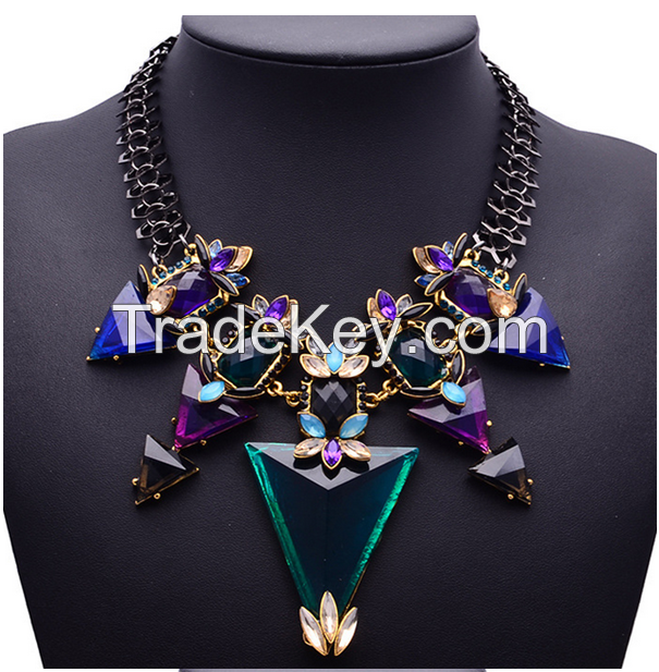 Zinc Alloy Material Type Necklaces Jewelry girls chunky necklace