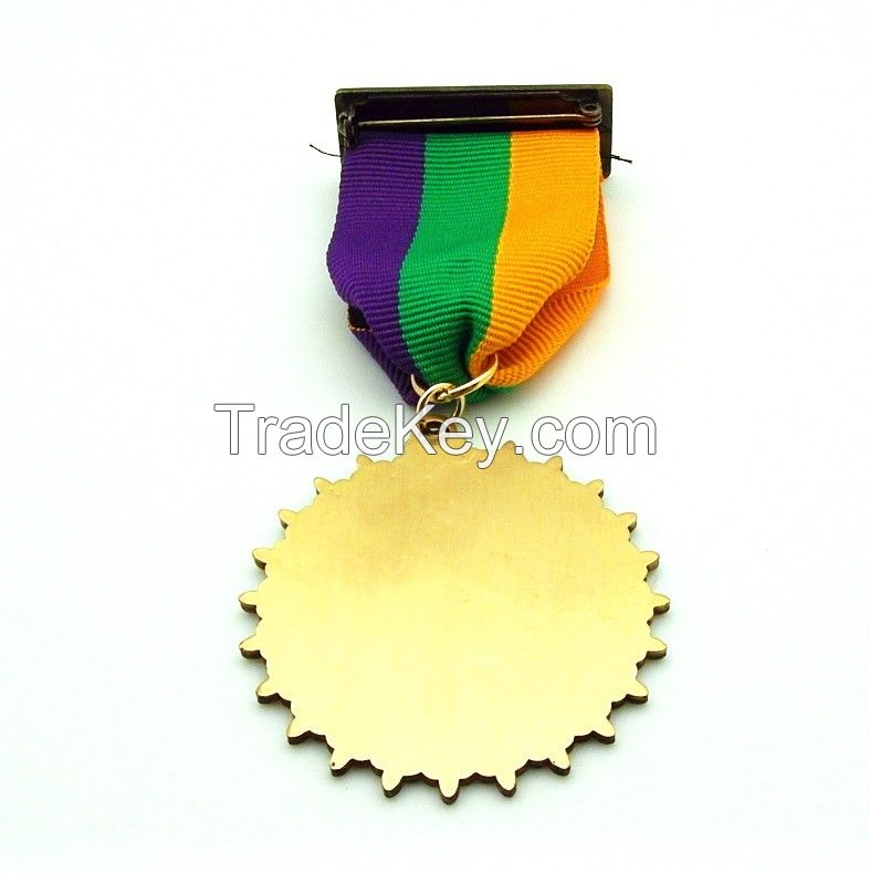 FOOD ANTIQUE GOLD POLISHED MEDAL