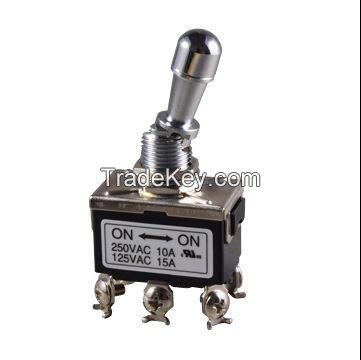 T7 Series (T7A22PAB4H2R) 15a 125v ac, 10a 250vac heavy duty toggle switch with spst/spdt/dpst/dpdt