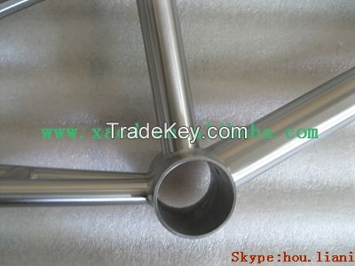 titanium BMX bicycle frame