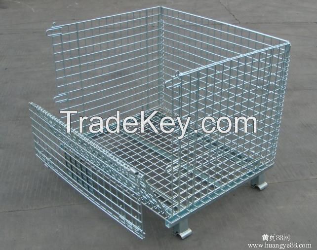 collapsible wire mesh container