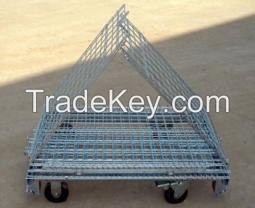 Collapsible Metal Storage Mesh Stillage Pallet Box Wire Containers  