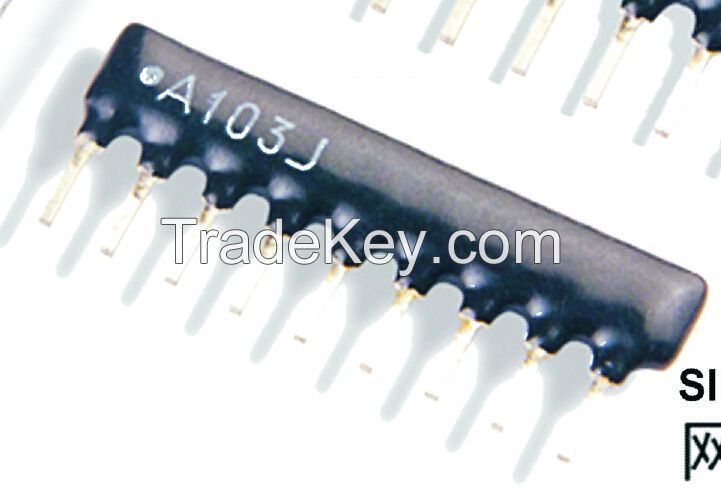 SIP Thick Film Network Resistor