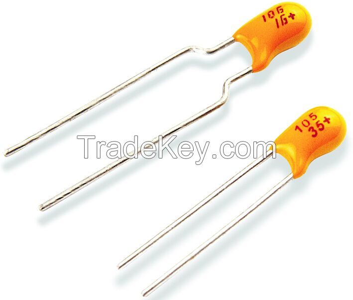 DIP tantalum capacitors radial lead