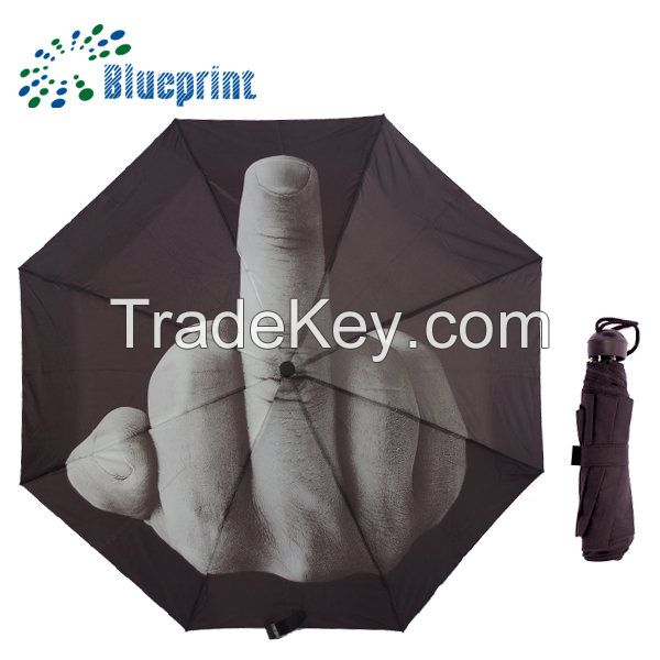 promotional fashion 3 folding umbrella