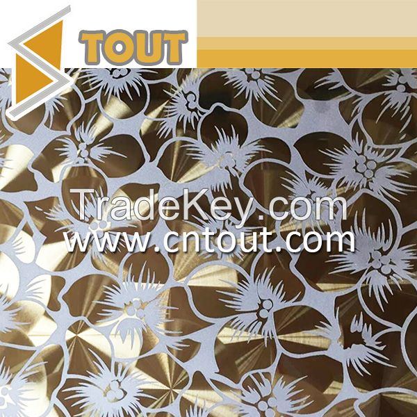 Stainless steel decorative sheet