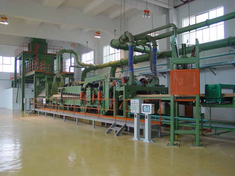 particle board production line