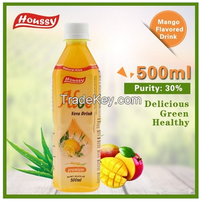 2016 Famous Brand Houssy FDA Certified 500ml 100% Fresh Aloe Vera Juice