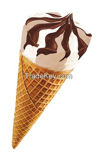 Classic Variety Pack Of Cones with Chocolate, Strawberry And Caramel