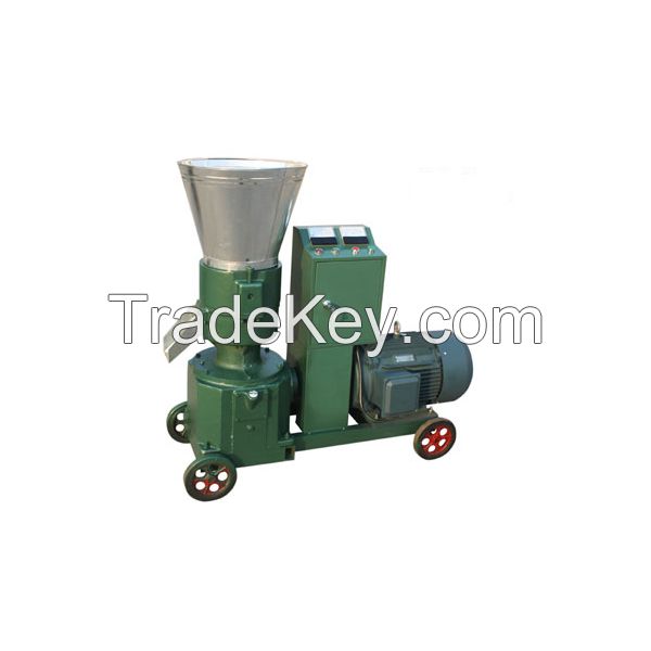 Electric flat die pellet mill for homeuse