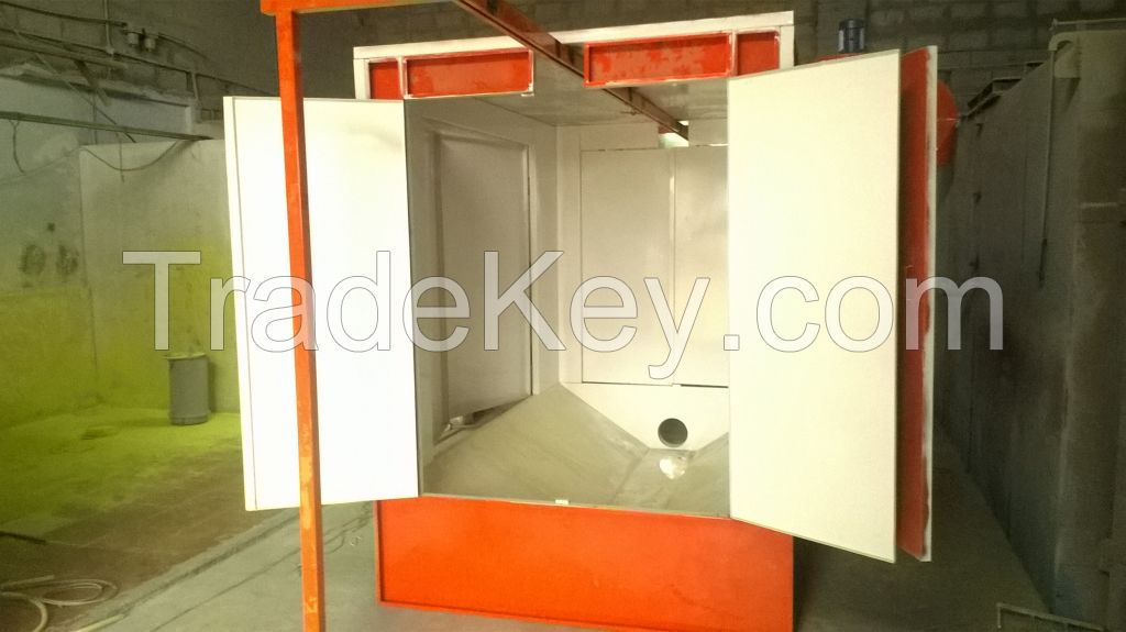 Powder coating booth,Curing oven and Recovery