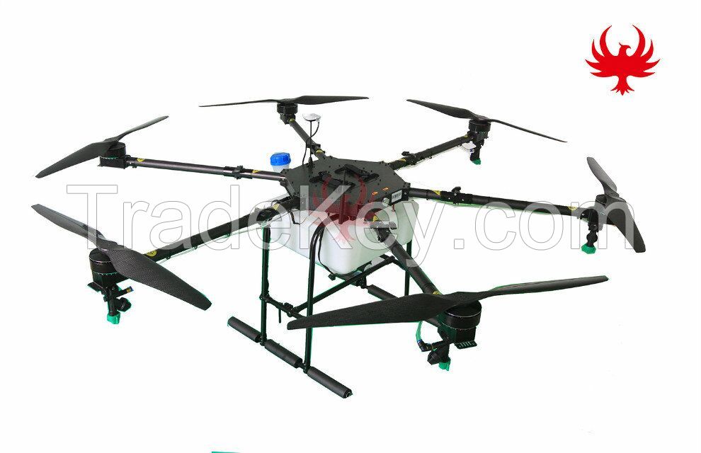 20KG foldable Hexa 1650mm auto spraying UAV Agriculture plant protection UAV drone JMR-V1650 GPS Agricultural sprayer Drones