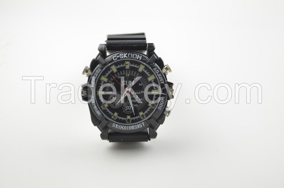 8G HD IR 1080P Waterproof Spy Watch Camera MINI DVR, with Night Vision