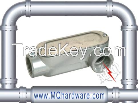 aluminum rigid conduit body with screws