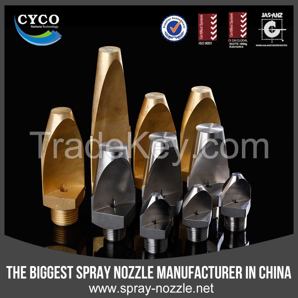 CYCO Narrow Angle Flat Fan Nozzle, Veejet Metal High Impact Fan Nozzle