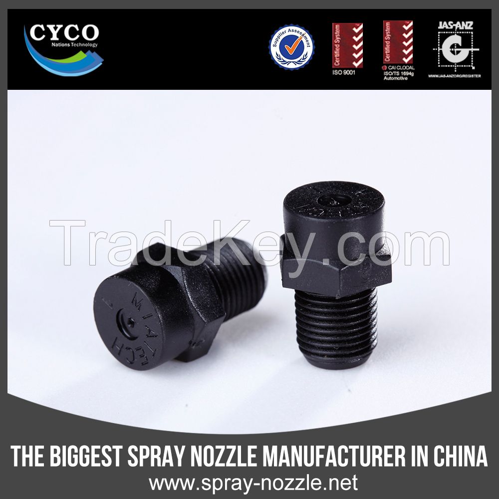 Dongguan CYCO FE Plastic Fine Misting Nozzle, 3 Bar Low Pressure Fine Fog Misting Nozzle, Humidifying Water Mist Nozzle