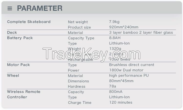 BENCHWHEEL electric skateboard Wireless remote controlled dual-motor drive sino-wave controlled skateboard on-road longboard