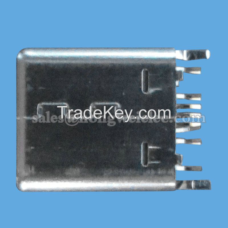 Factory outlet Reversible USB 3.1 type C female connector