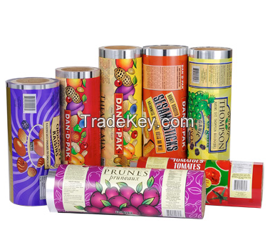 Colored PET Metalized film aluminium metalie foil CPP BOPP laminated film