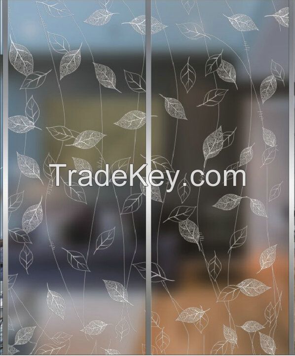 acid etch decorative art glass