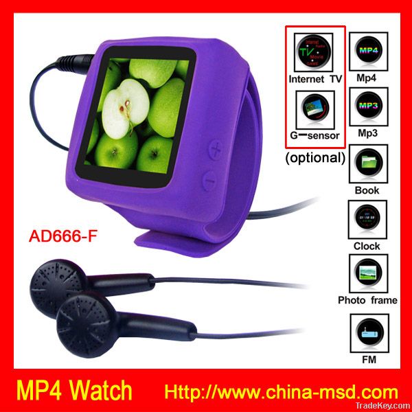 2012 new hot selling 8GB card GIFT christmas mp3/mp4 watch