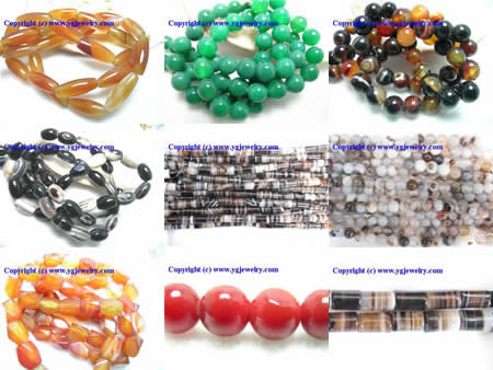 Agate, pearl jewelry, millefiori glass, cat&#039;s eye &amp; more jewlry beads