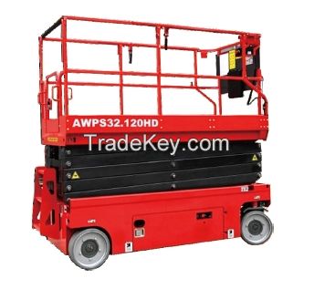 Self-propelled scissor hydraulic lift table  6m