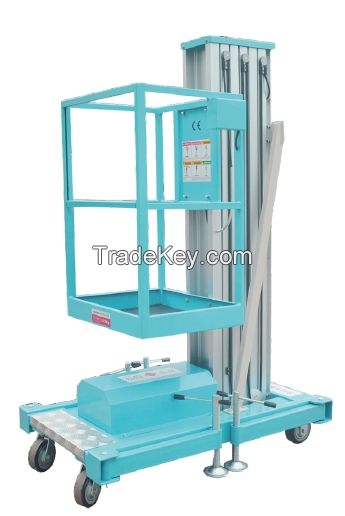 mast aluminium alloy aerial work platform