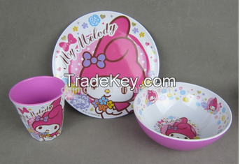 100%melamine dinnerware bowl/palte/cup