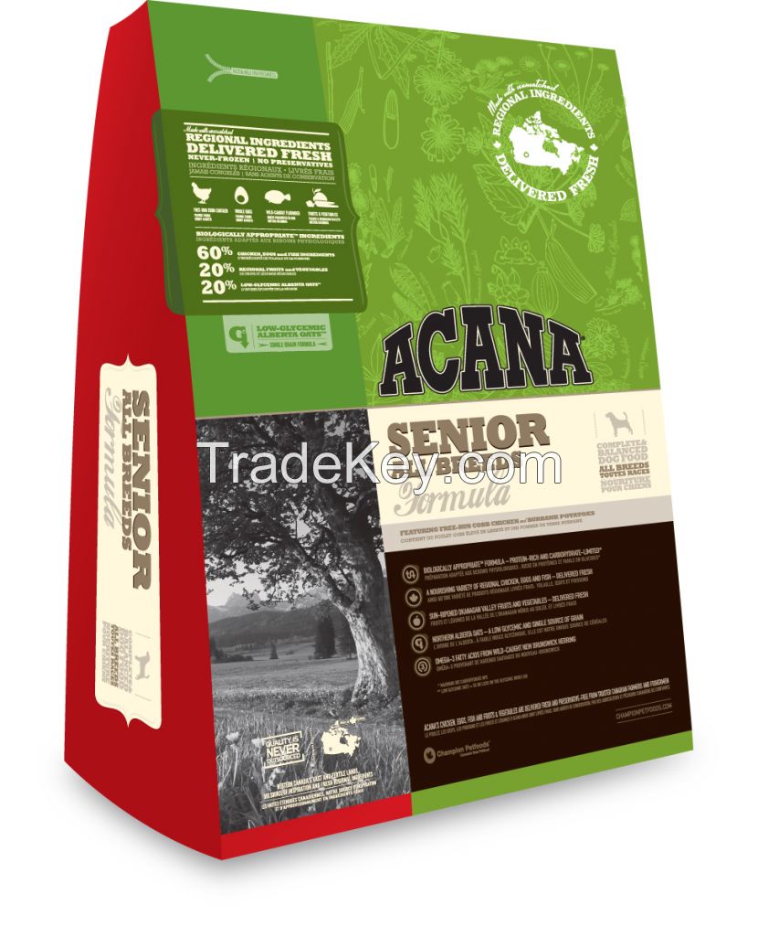 Acana senior all breed dry dogs  food 