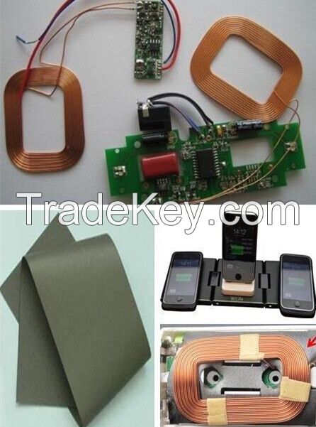 Wireless charger high frequency magnetic materials