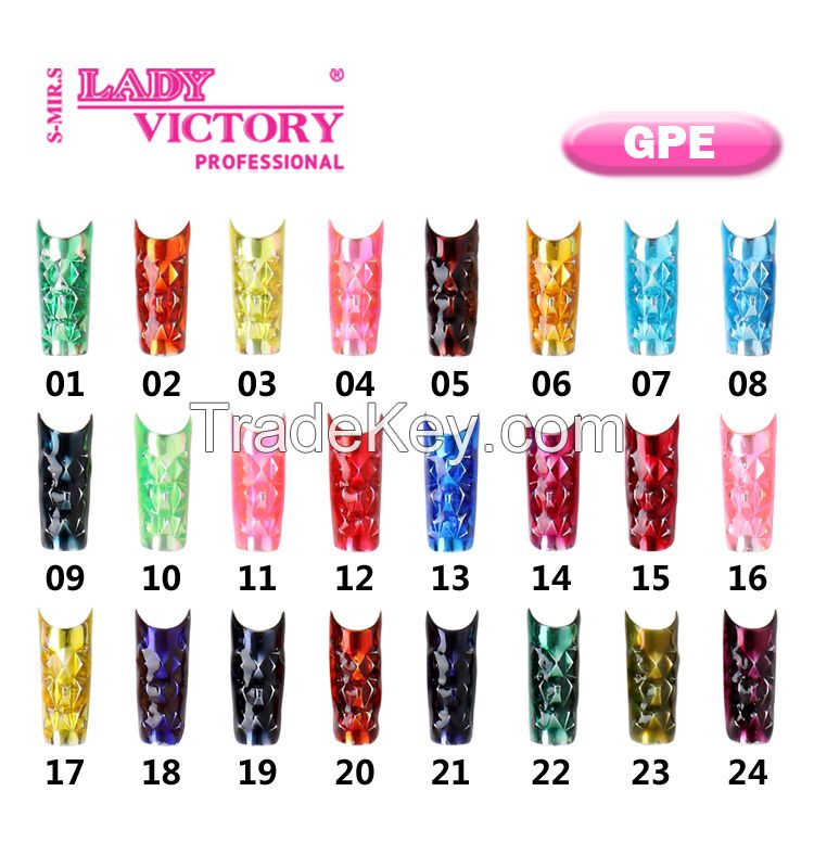 Lady Victory Transparent Gel Polish Nail Art Design Gel Nail Polish Soak Off UV LED GPE 7, 3 ML