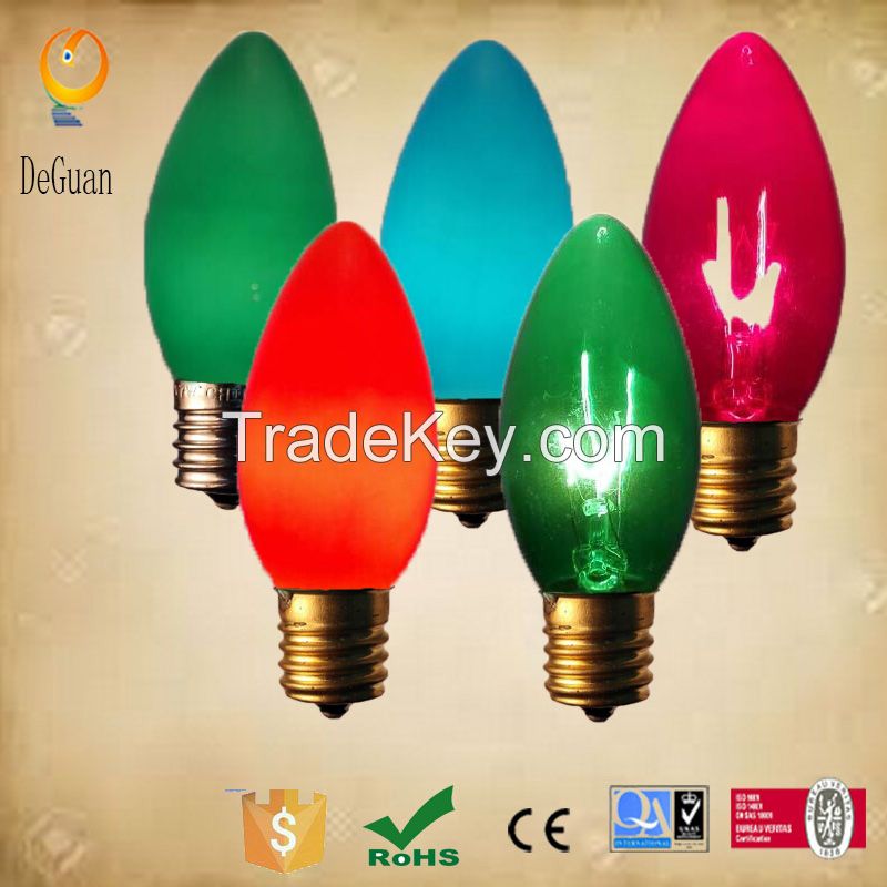 C9 decrotive colorfull Christmas lights most popular christmas lamp