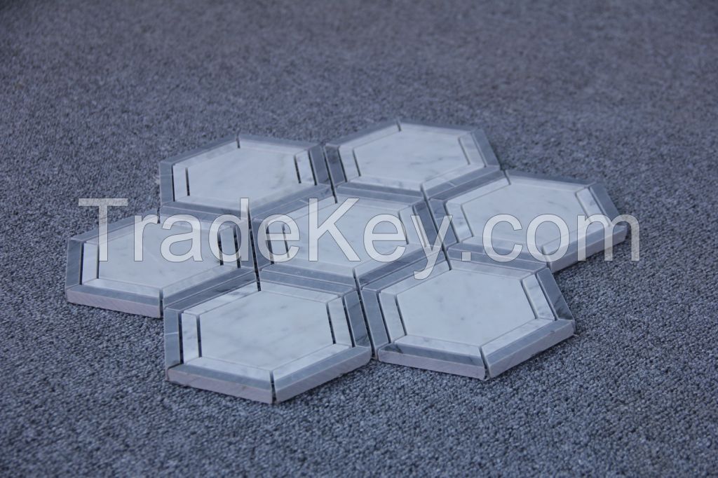 Carrara White Mosaic