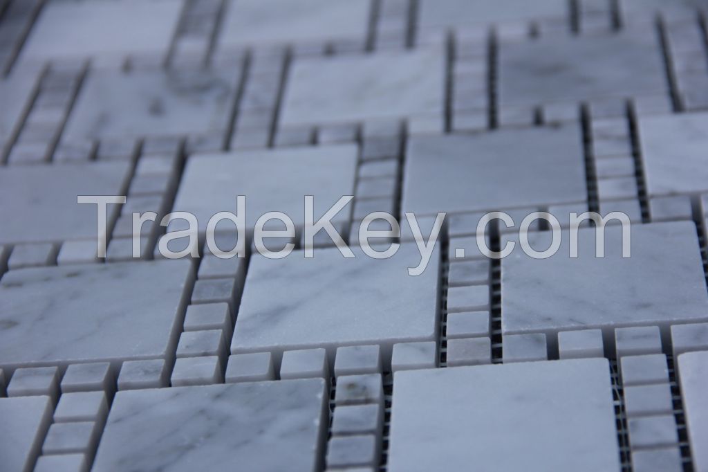 Carrara White Mosaic