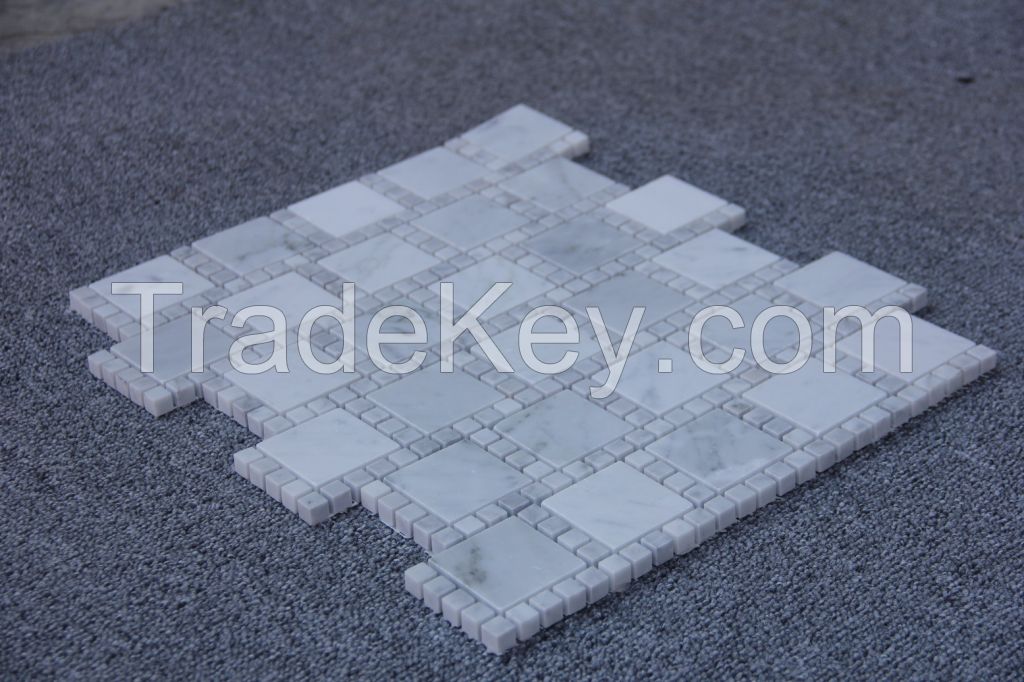 Carrara White Mosaic